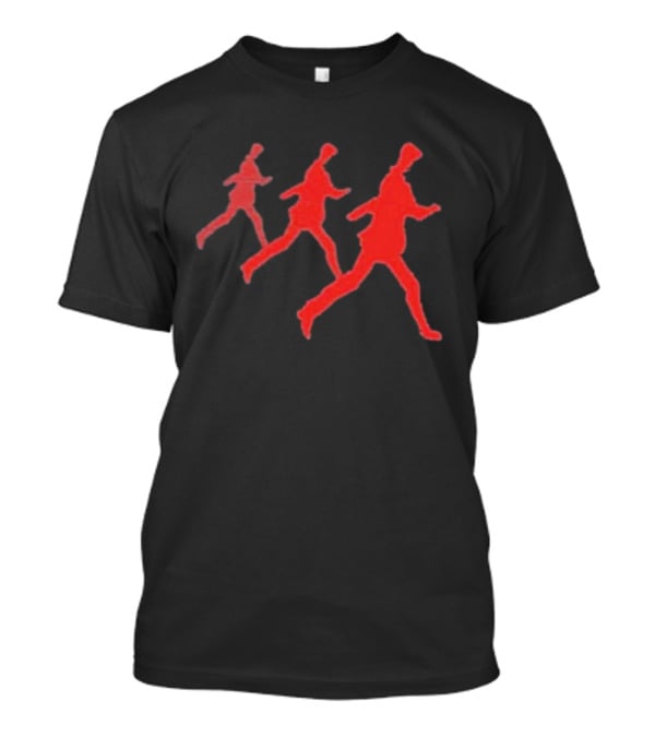 Girl In Red World In Red Motion T-Shirt