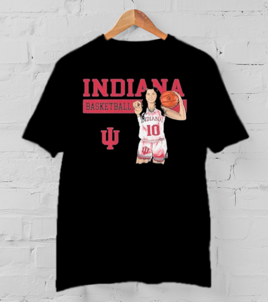 Indiana Basketball Vintage Sport Grey T-Shirt