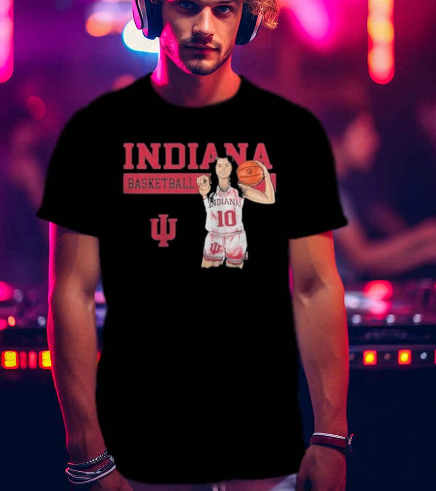 Indiana Basketball Vintage Sport Grey T-Shirt