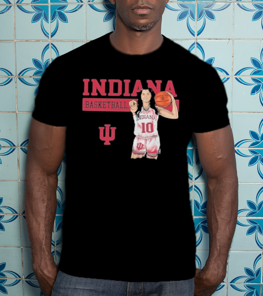 Indiana Basketball Vintage Sport Grey T-Shirt