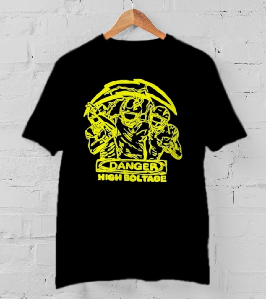 Los Angeles Chargers Danger High Voltage Football Team Players T-Shirt
