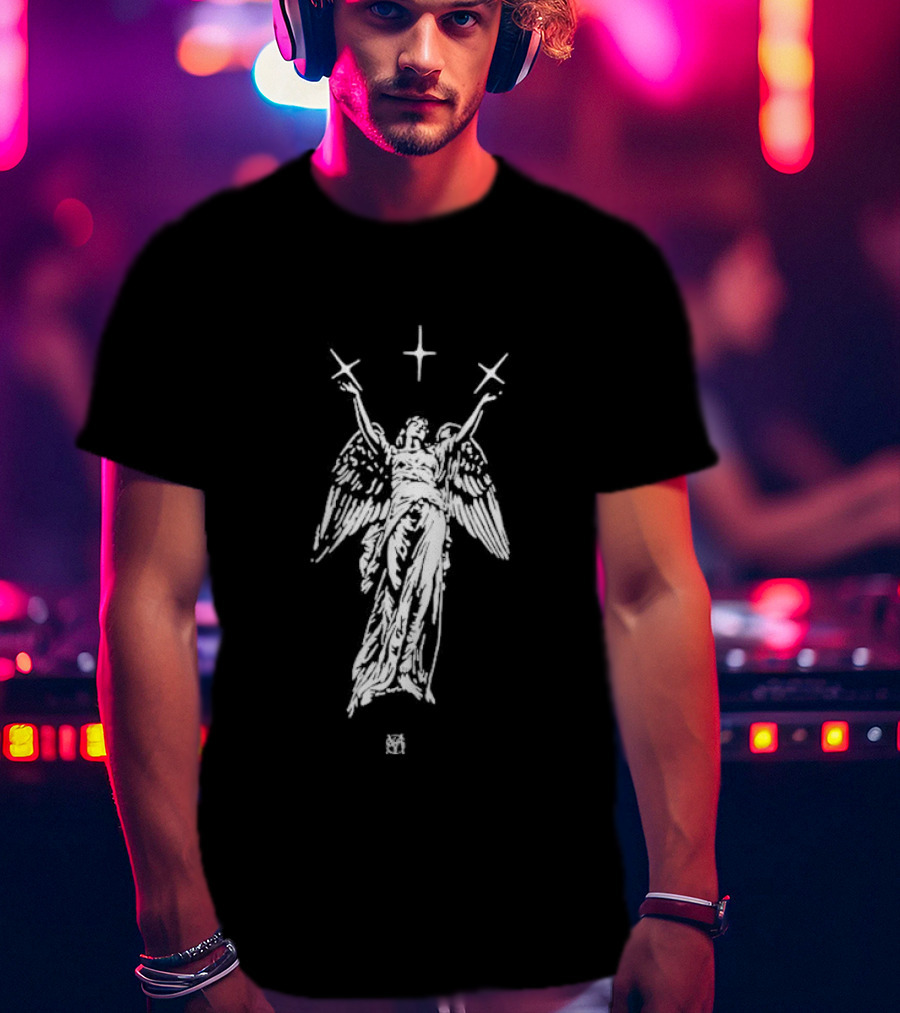 Max Styler Angel Heavenly Cross Guardian T-Shirt