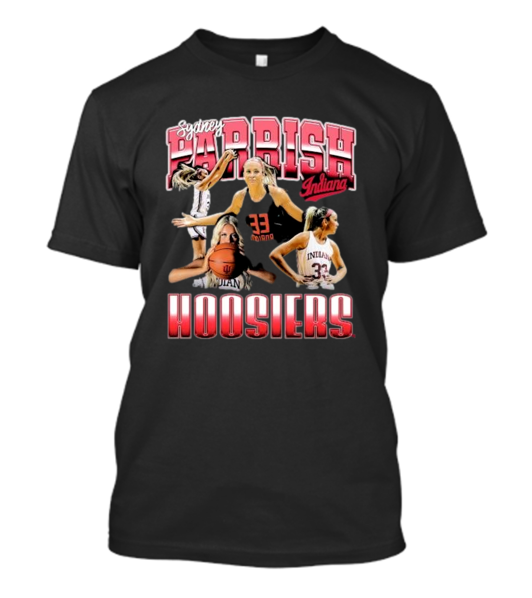 Sydney Parrish Indiana Hoosiers Basketball 33 T-Shirt