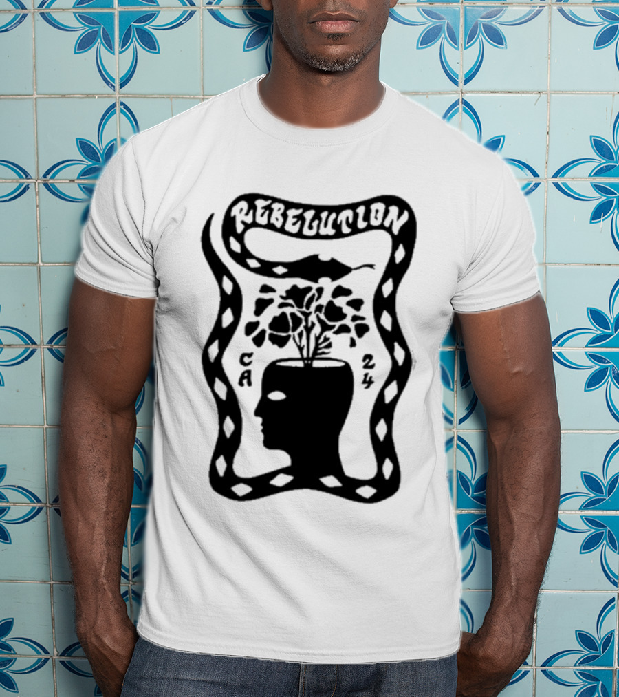 Rebelution CA 24 Snake Plant Head T-Shirt