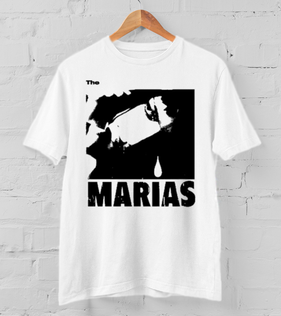 The Marias María Monochrome Teardrop Image T-Shirt