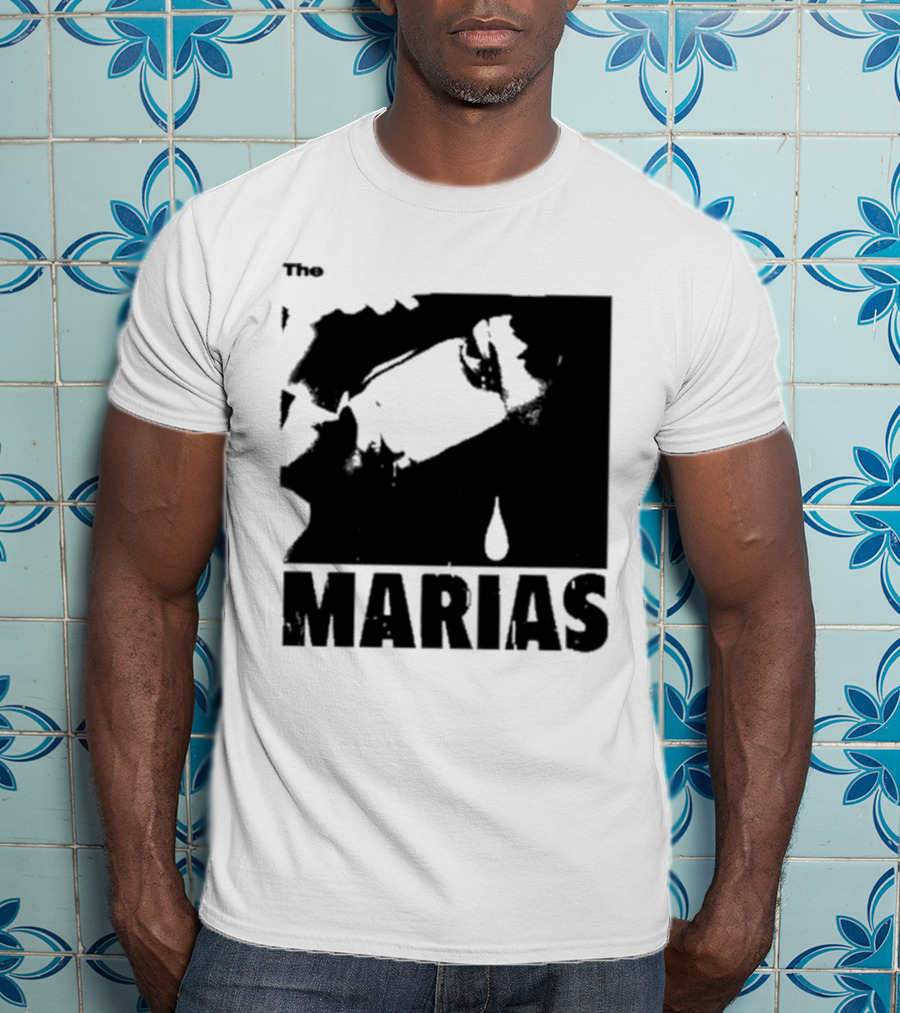 The Marias María Monochrome Teardrop Image T-Shirt