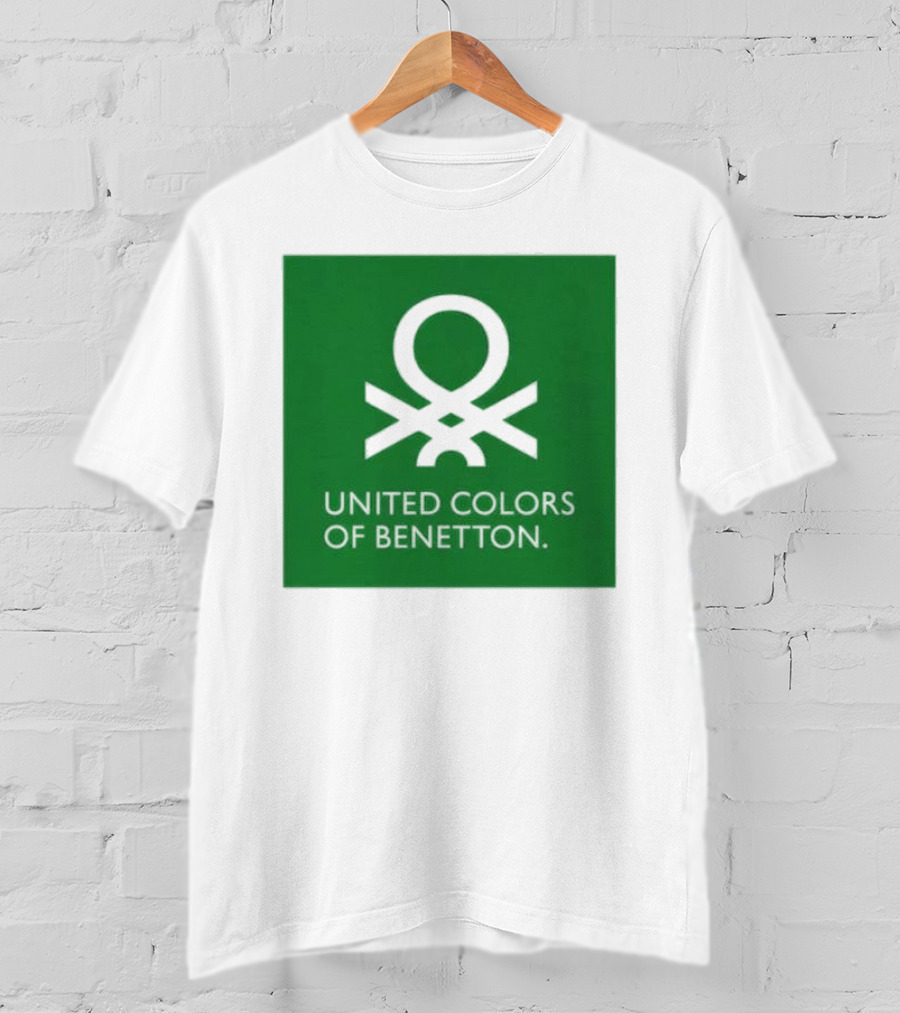 United Colors Of Benetton Green Emblem Fashion Brand T-Shirt