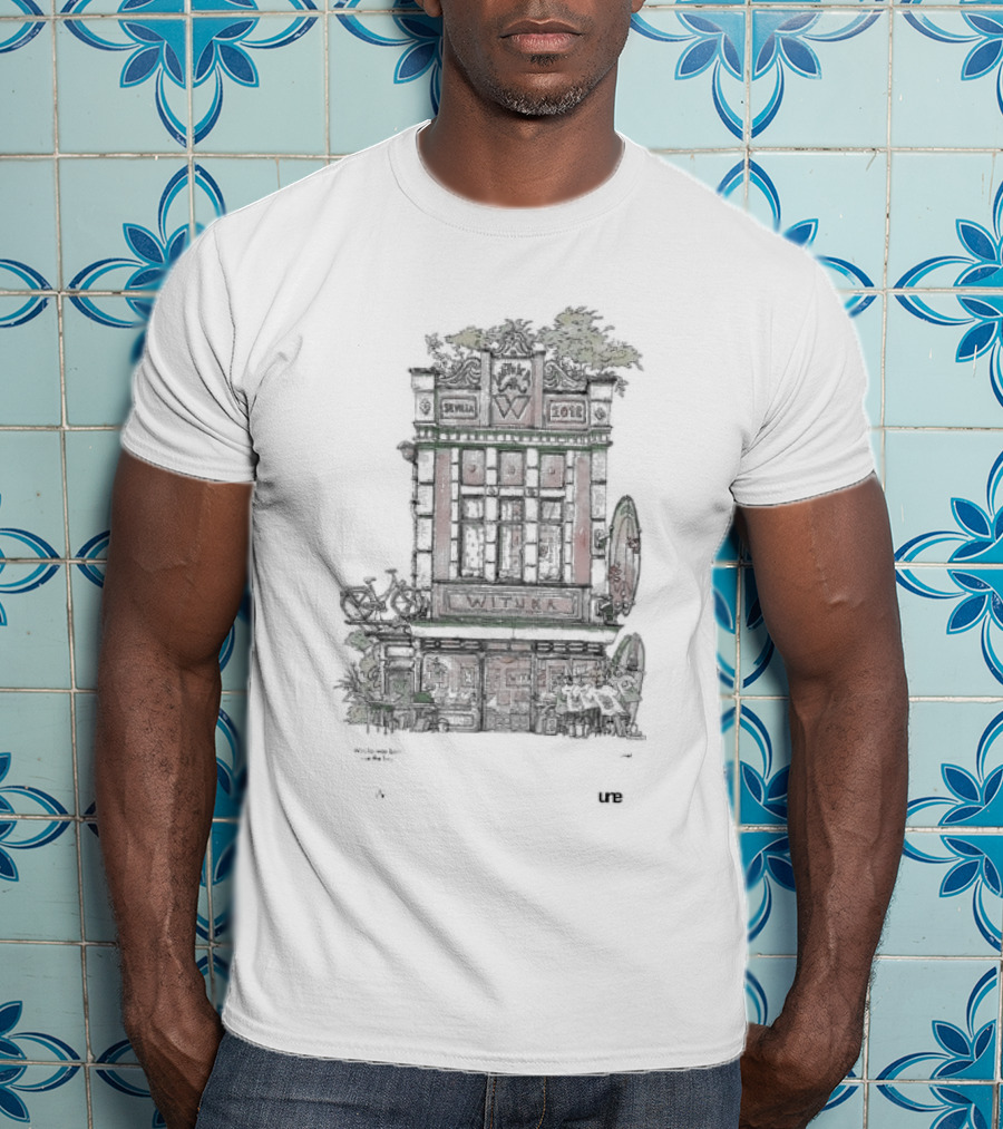 Witushatsu Wituka Seville 2013 Building Bicycle Surfboard Urban Scene T-Shirt