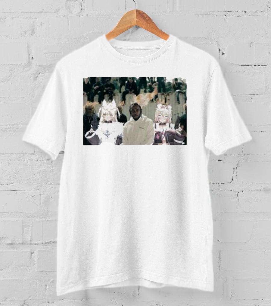 Yaruki FWMC Kendrick Good Dogs Maad City Anime Crossover T-Shirt