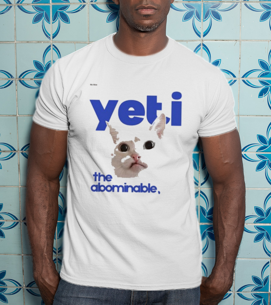 Yeti The Abominable No Boit Cat Face T-Shirt