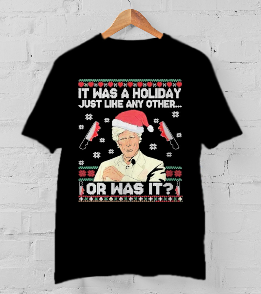 Keith Morrison Holiday Any Other Or Was It Santa Hat Knives T-Shirt