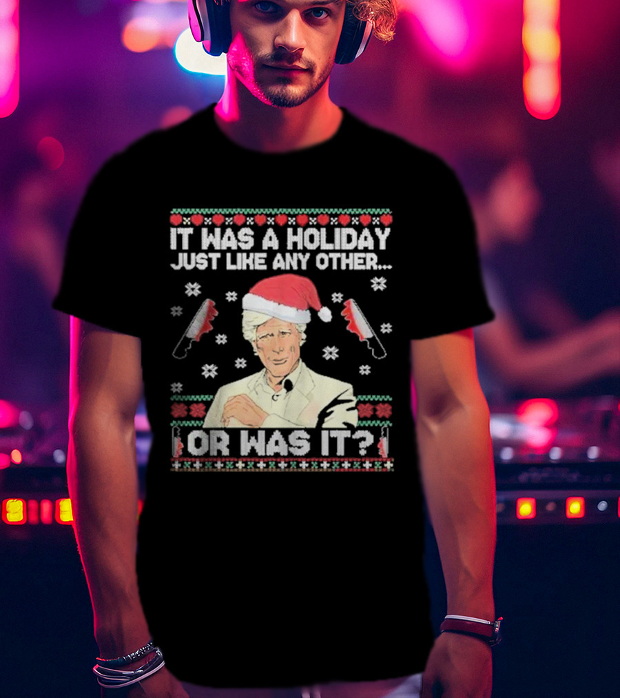Keith Morrison Holiday Any Other Or Was It Santa Hat Knives T-Shirt