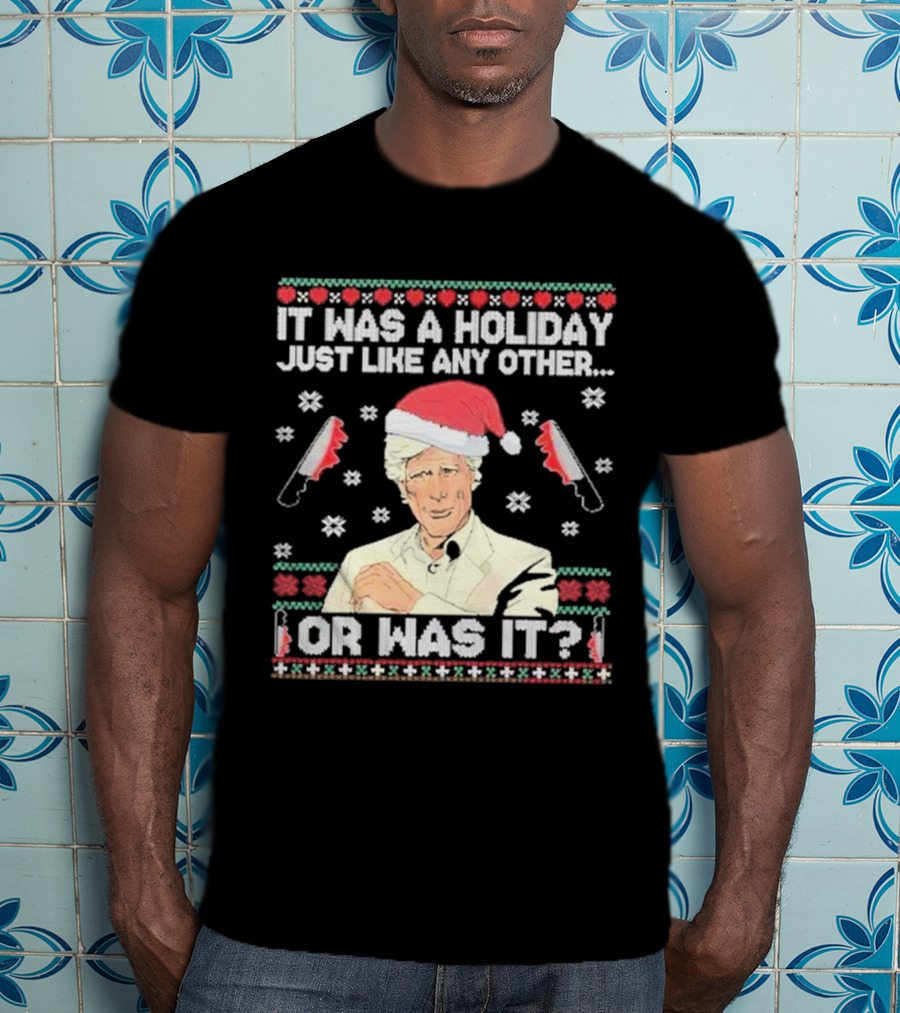 Keith Morrison Holiday Any Other Or Was It Santa Hat Knives T-Shirt