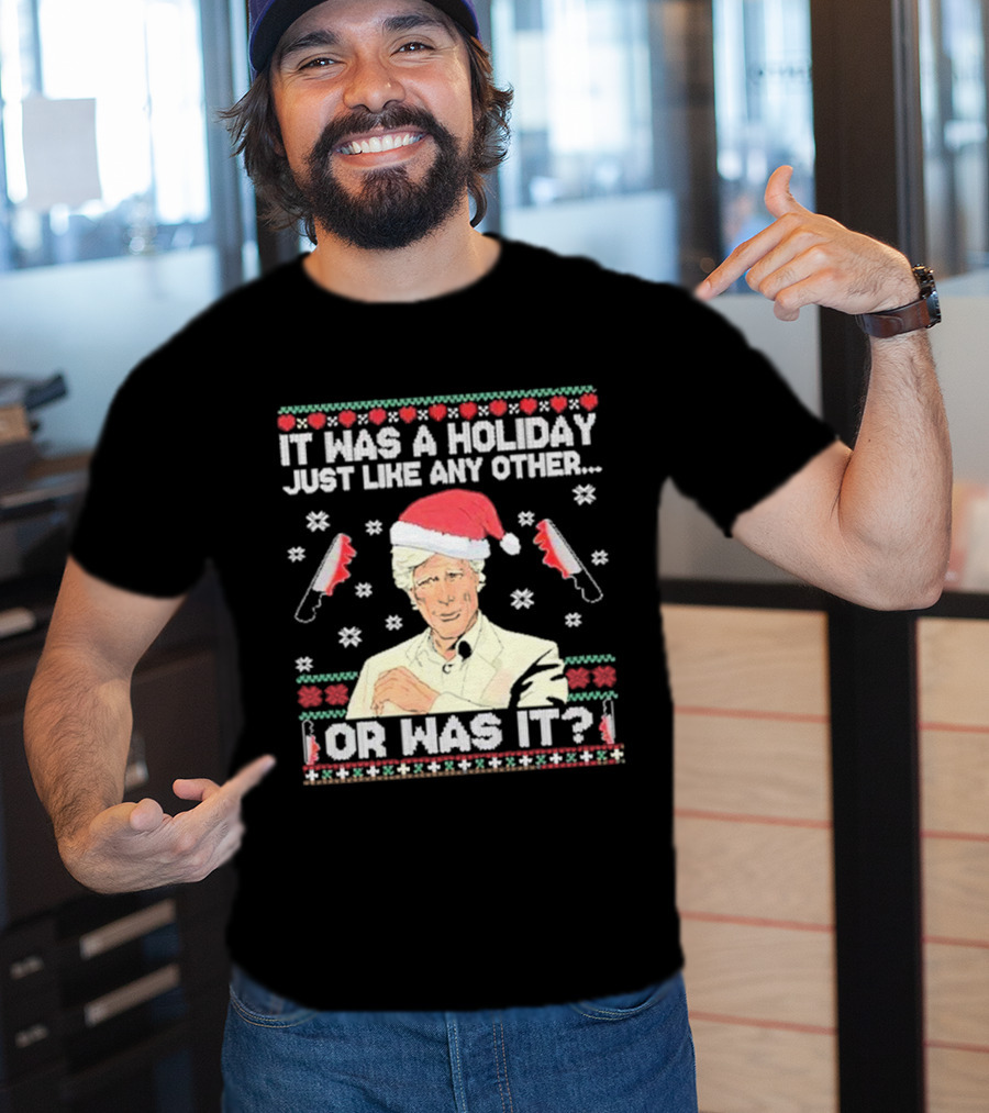 Keith Morrison Holiday Any Other Or Was It Santa Hat Knives T-Shirt