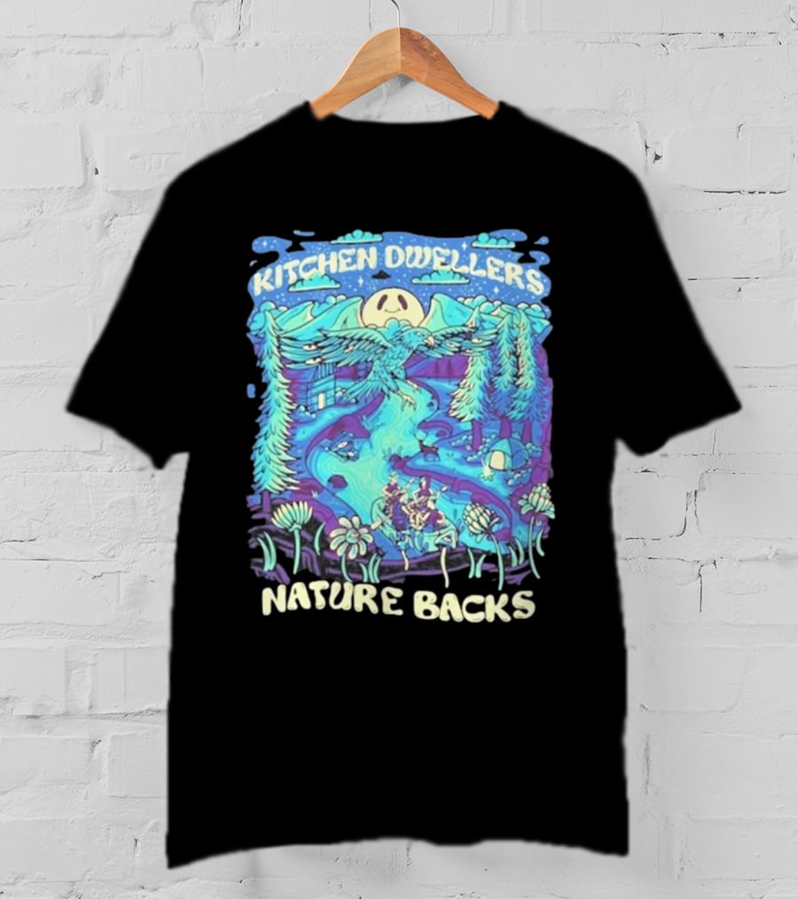 Kitchen Dwellers Nature Backs Scenic Wilderness Adventure T-Shirt