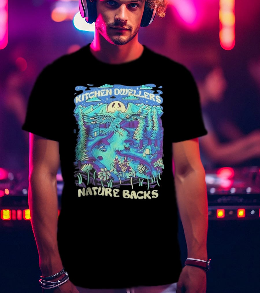 Kitchen Dwellers Nature Backs Scenic Wilderness Adventure T-Shirt