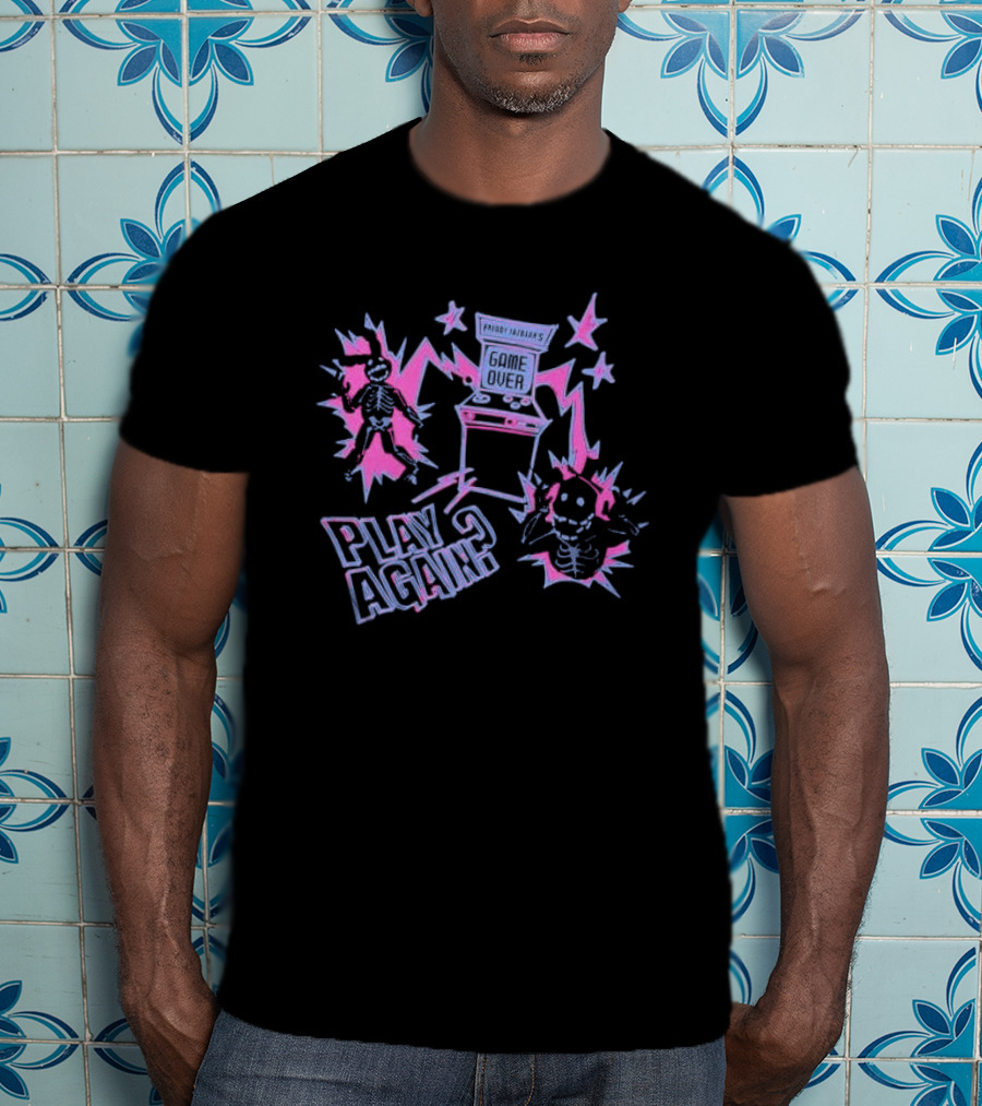 Shadow Freddy And Shadow Bonnie Game Over Play Again? T-Shirt