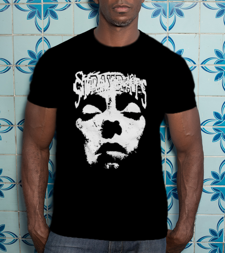 Stray Rats Face Monochrome T-Shirt