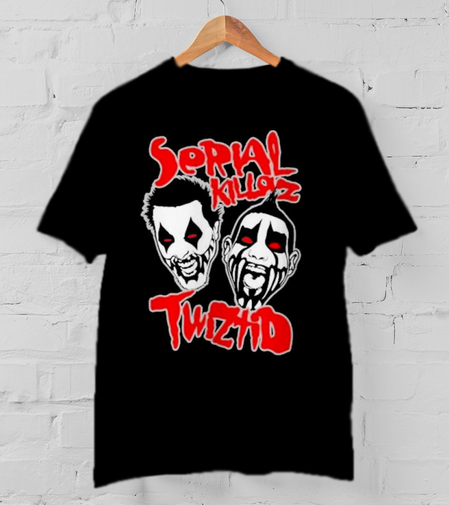 Serial Killaz Twiztid Glow In The Dark Faces T-Shirt