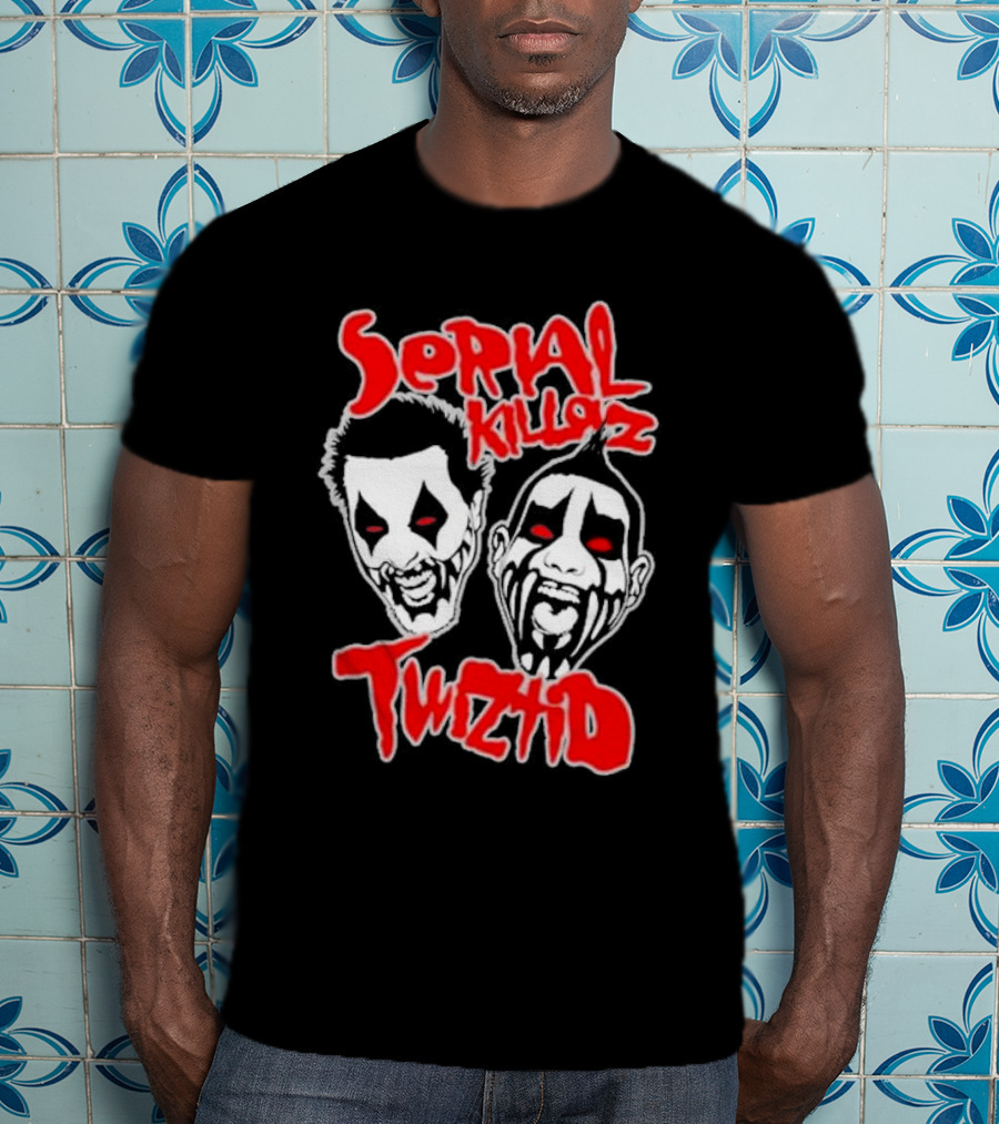 Serial Killaz Twiztid Glow In The Dark Faces T-Shirt