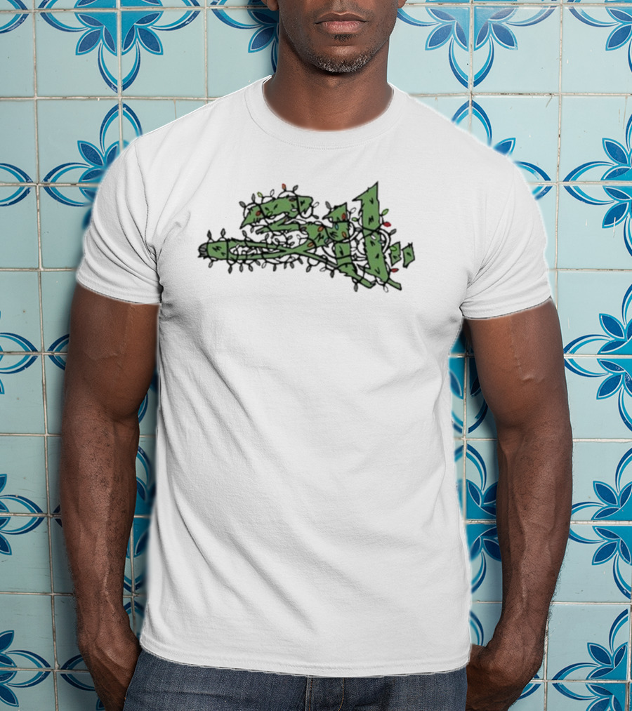 311 Wrapped Christmas Lights Tree T-Shirt