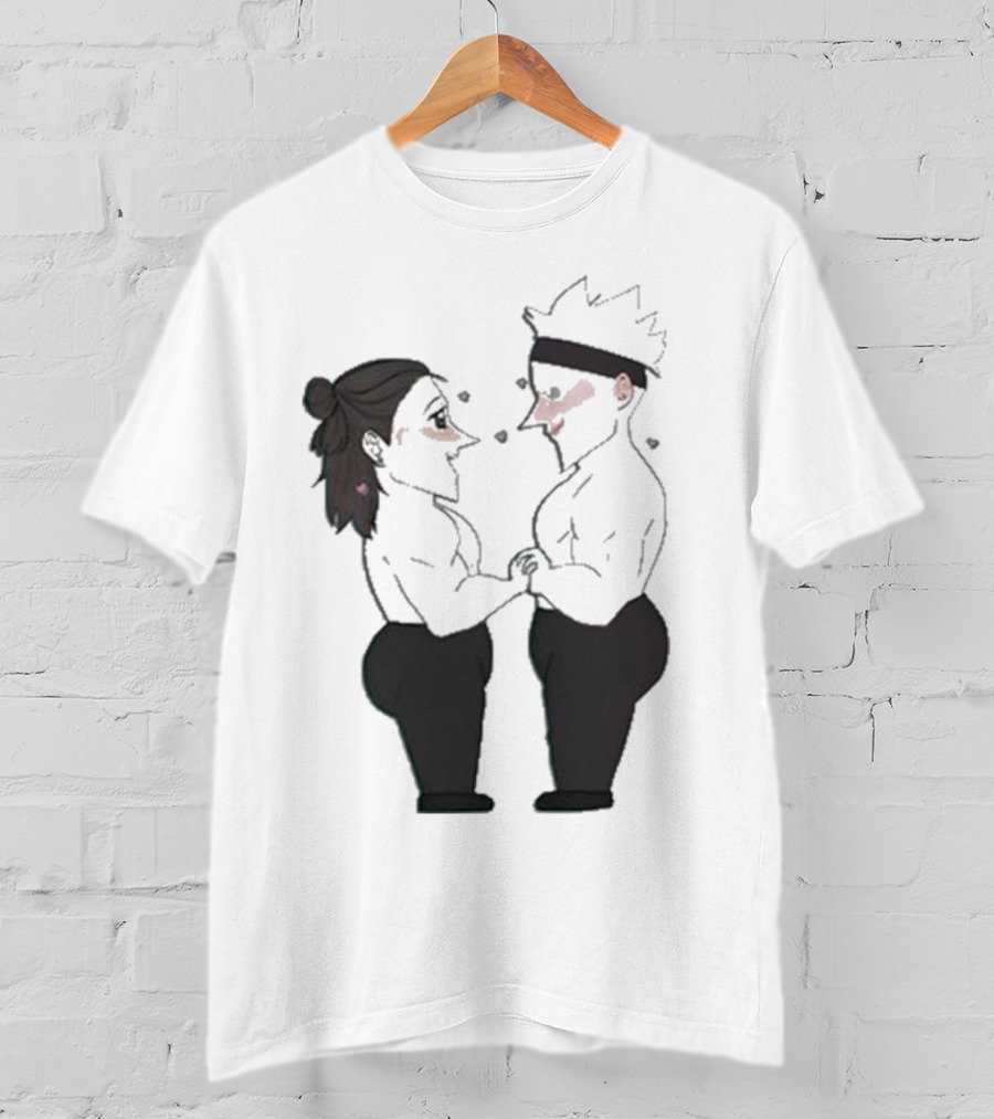 Buboosenchan’s Anime Couple Romance Holding Hands T-Shirt