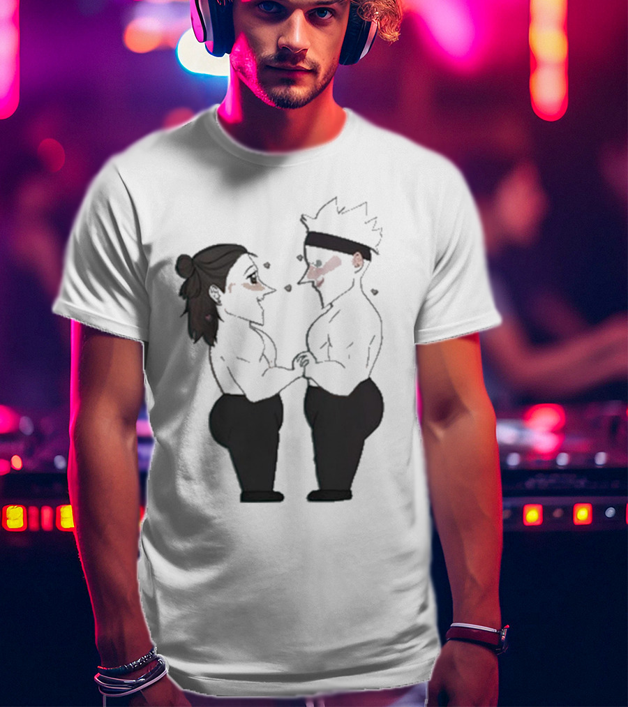 Buboosenchan’s Anime Couple Romance Holding Hands T-Shirt