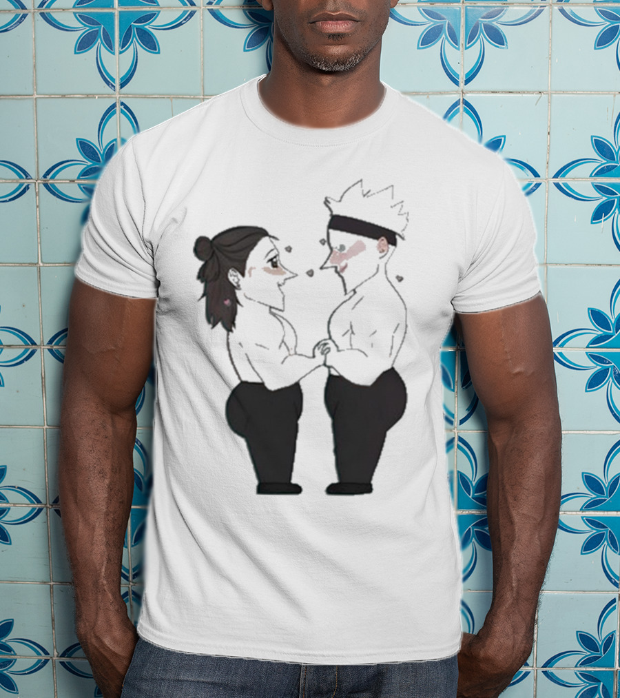 Buboosenchan’s Anime Couple Romance Holding Hands T-Shirt