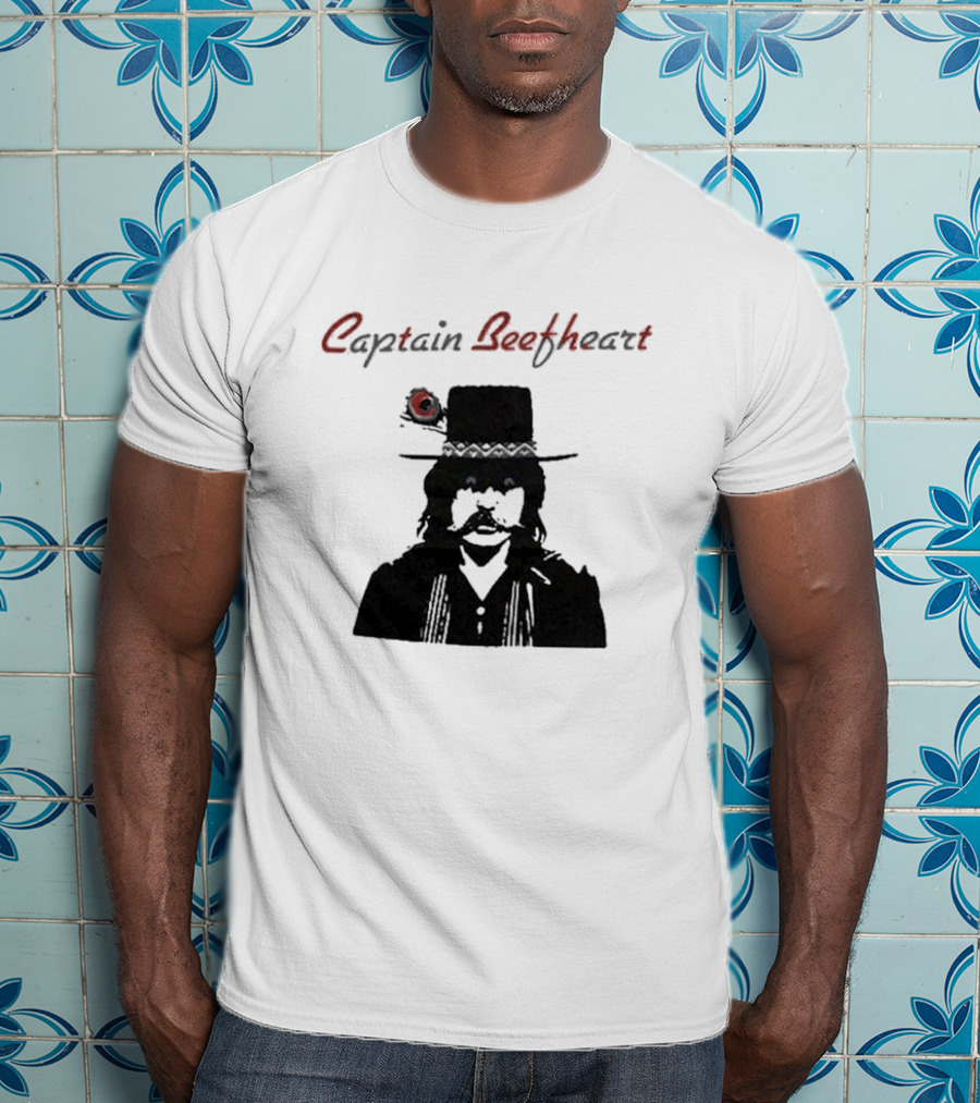 Captain Beefheart Iconic Hat And Mustache T-Shirt