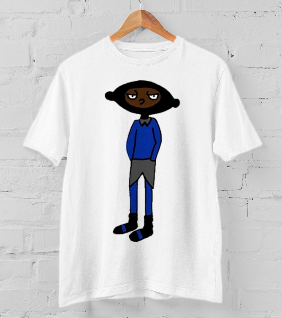 Yuno Miles Stay Calm Blue Outfit Cartoon Character T-Shirt