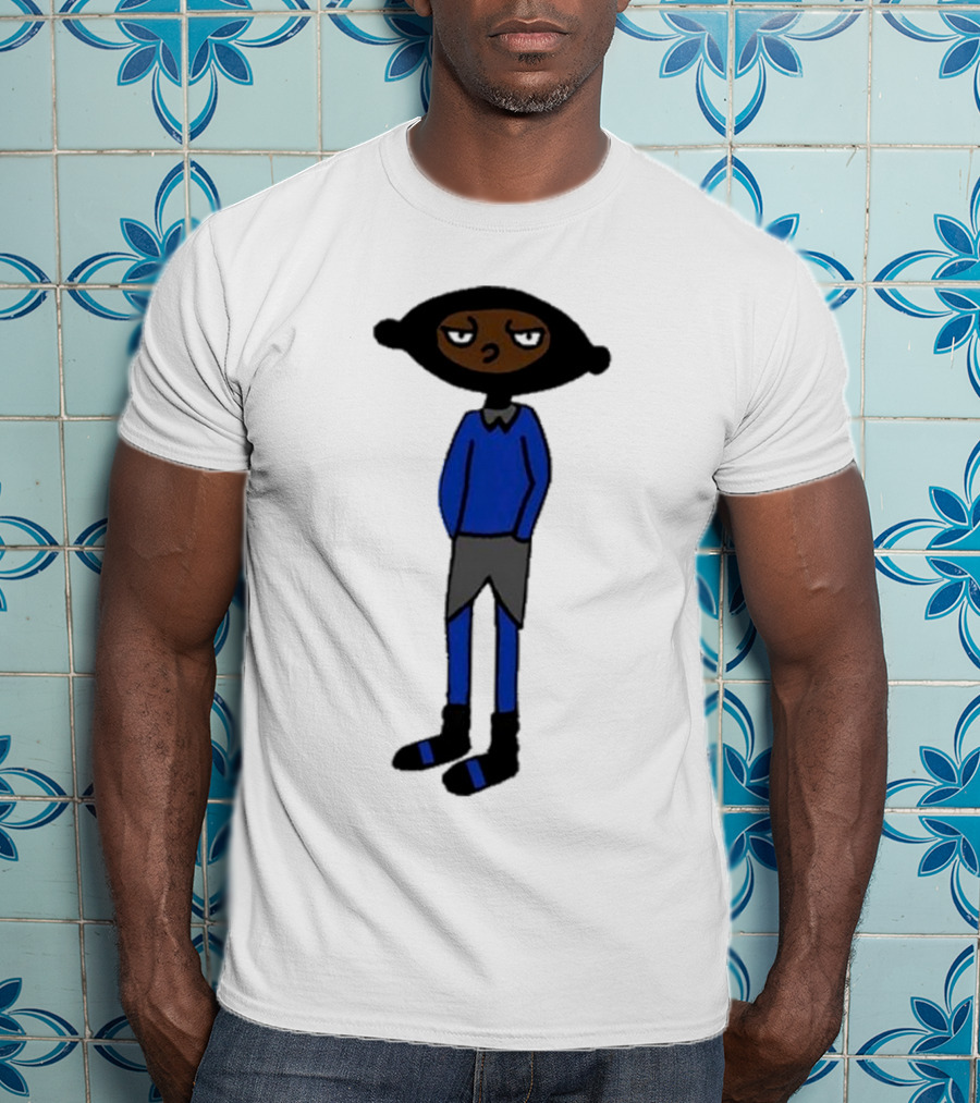 Yuno Miles Stay Calm Blue Outfit Cartoon Character T-Shirt