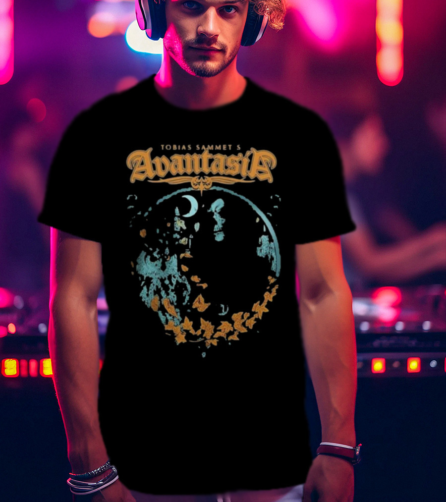 Tobias Sammet's Avantasia Owl Moon Leaves T-Shirt