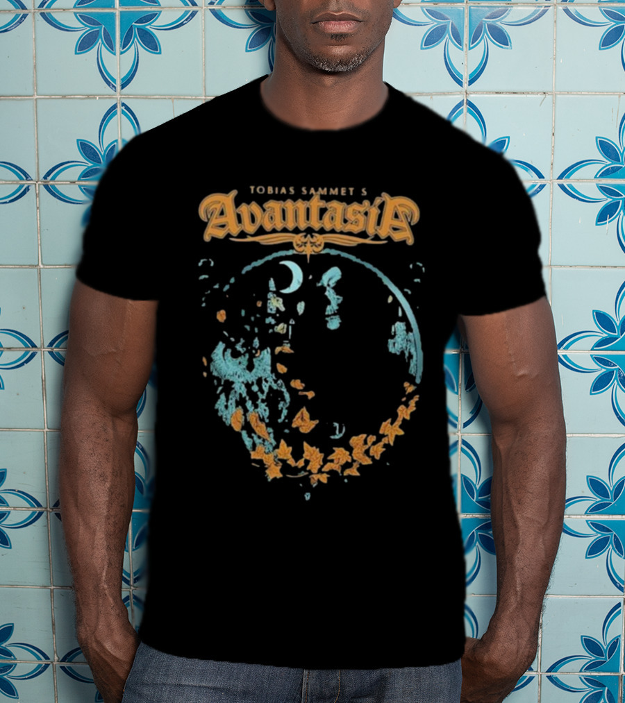 Tobias Sammet's Avantasia Owl Moon Leaves T-Shirt