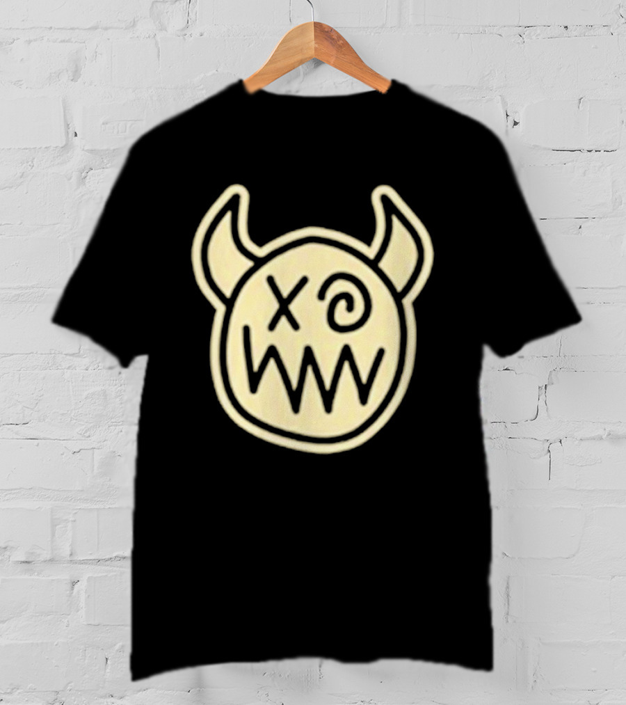 Joey Valence And Brae Double XP Demon Icon With Horns And Crossed Eyes T-Shirt