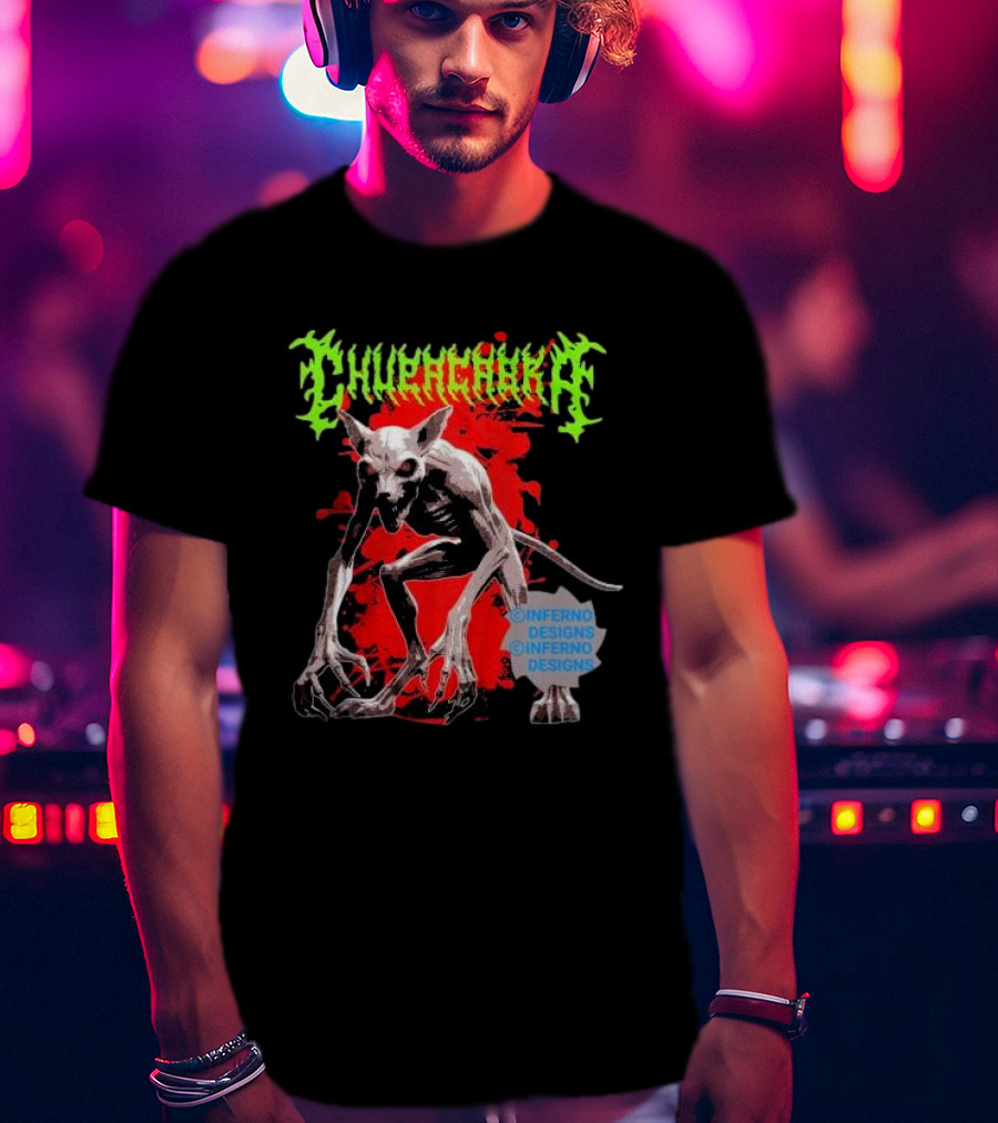 Chupacabra Cryptid Metalcore Inferno T-Shirt