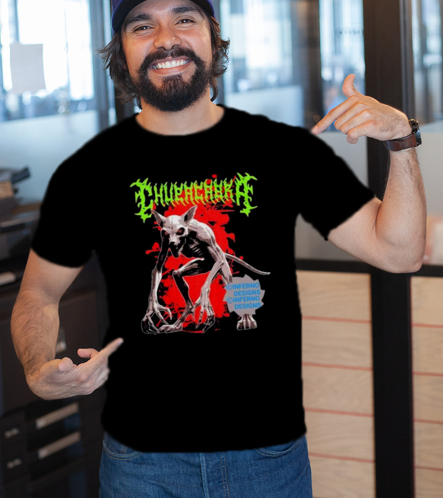 Chupacabra Cryptid Metalcore Inferno T-Shirt