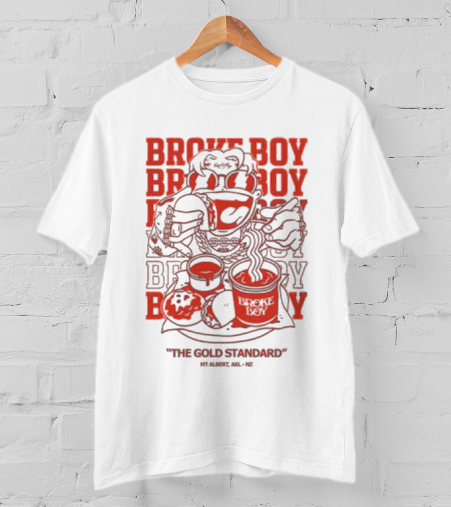 Broke Boy The Gold Standard Mt Albert AKL NZ T-Shirt