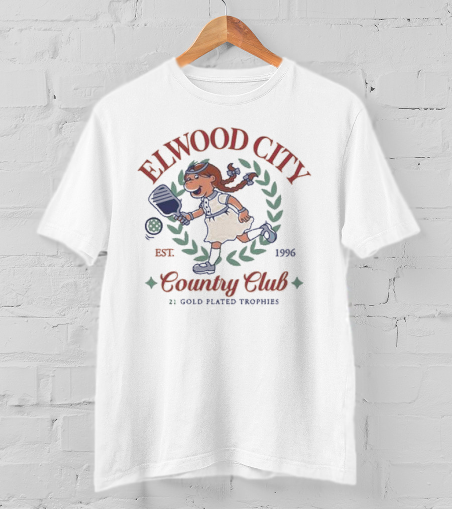 ELWOOD CITY COUNTRY CLUB EST. 1996 21 GOLD PLATED TROPHIES T-Shirt