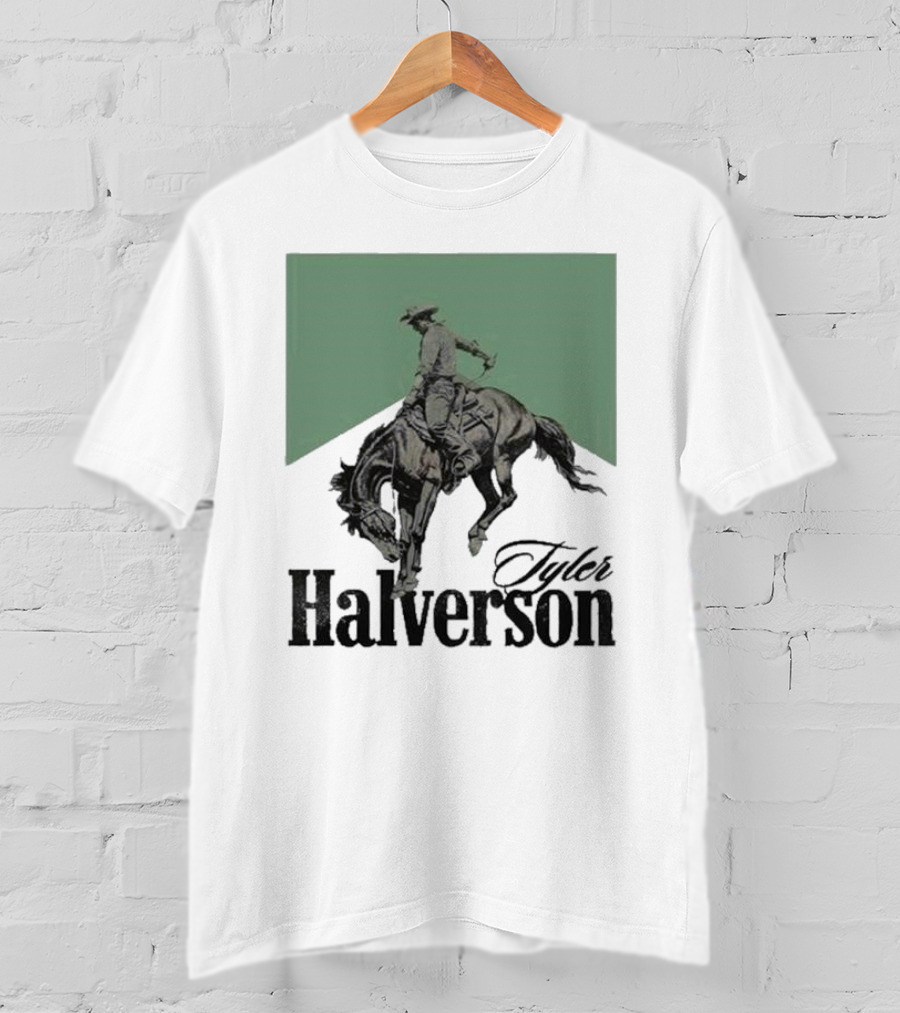 Tyler Halverson Bucking Horse Chevron T-Shirt