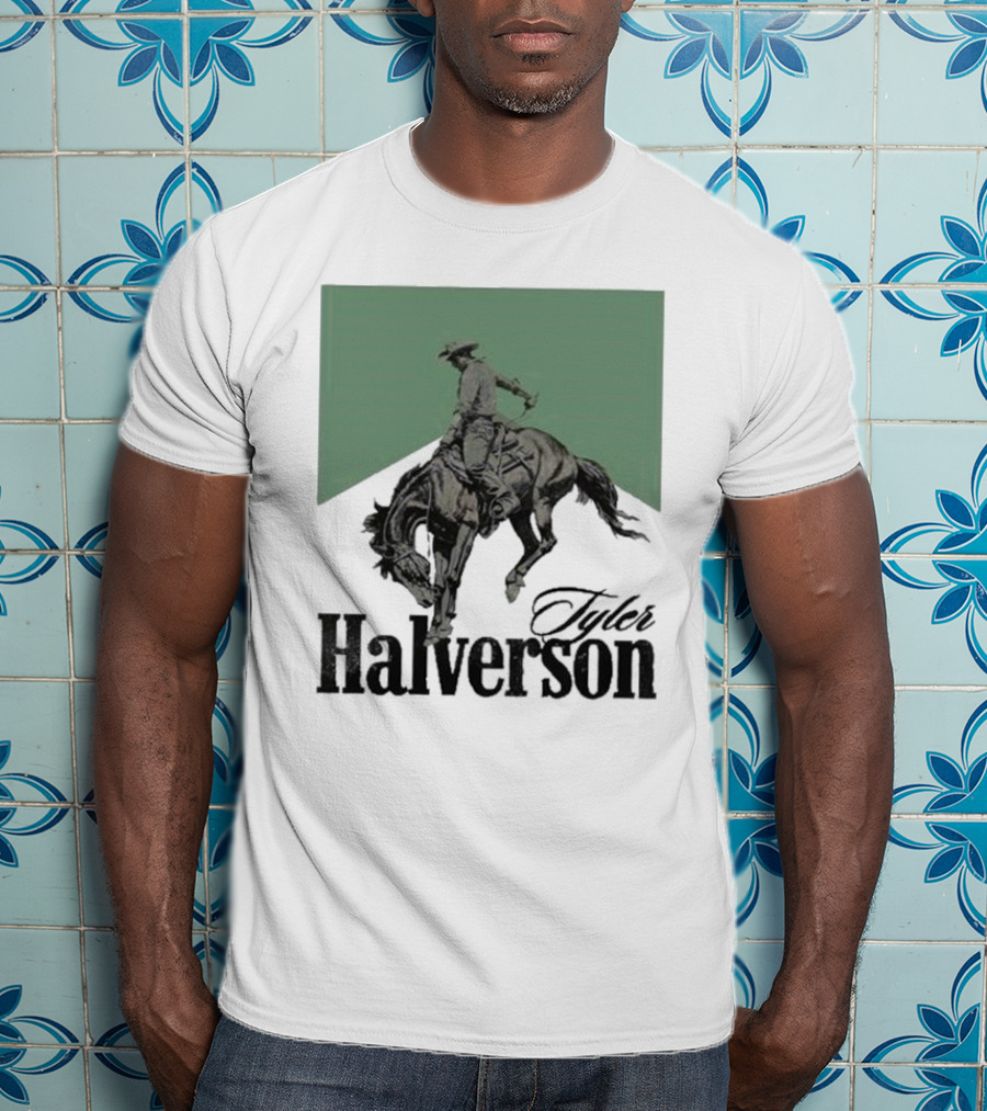 Tyler Halverson Bucking Horse Chevron T-Shirt