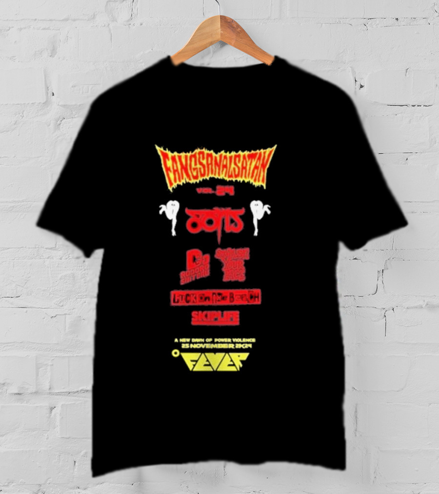 Fangsanalsatan Vol 24 Boris Heavy Rock Doooo DJ Scotch Egg Skiplife Fever November Riot T-Shirt
