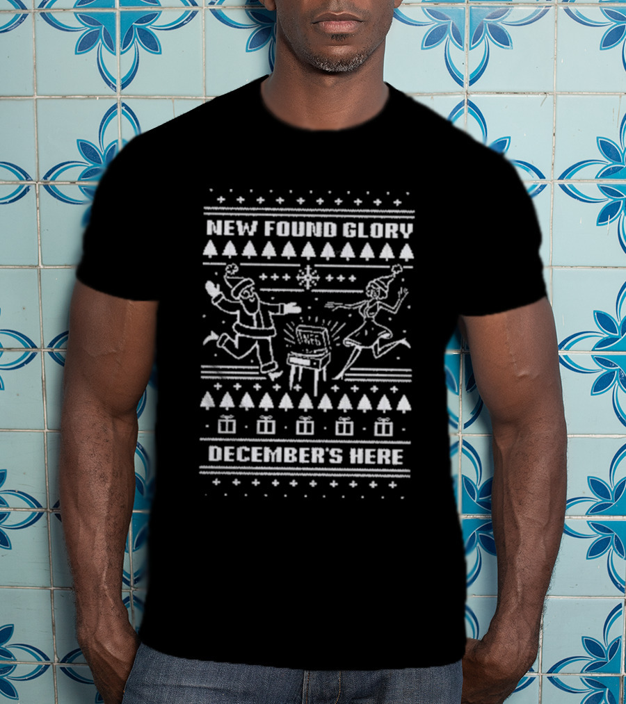 New Found Glory December's Here Holiday Ugly Christmas T-Shirt