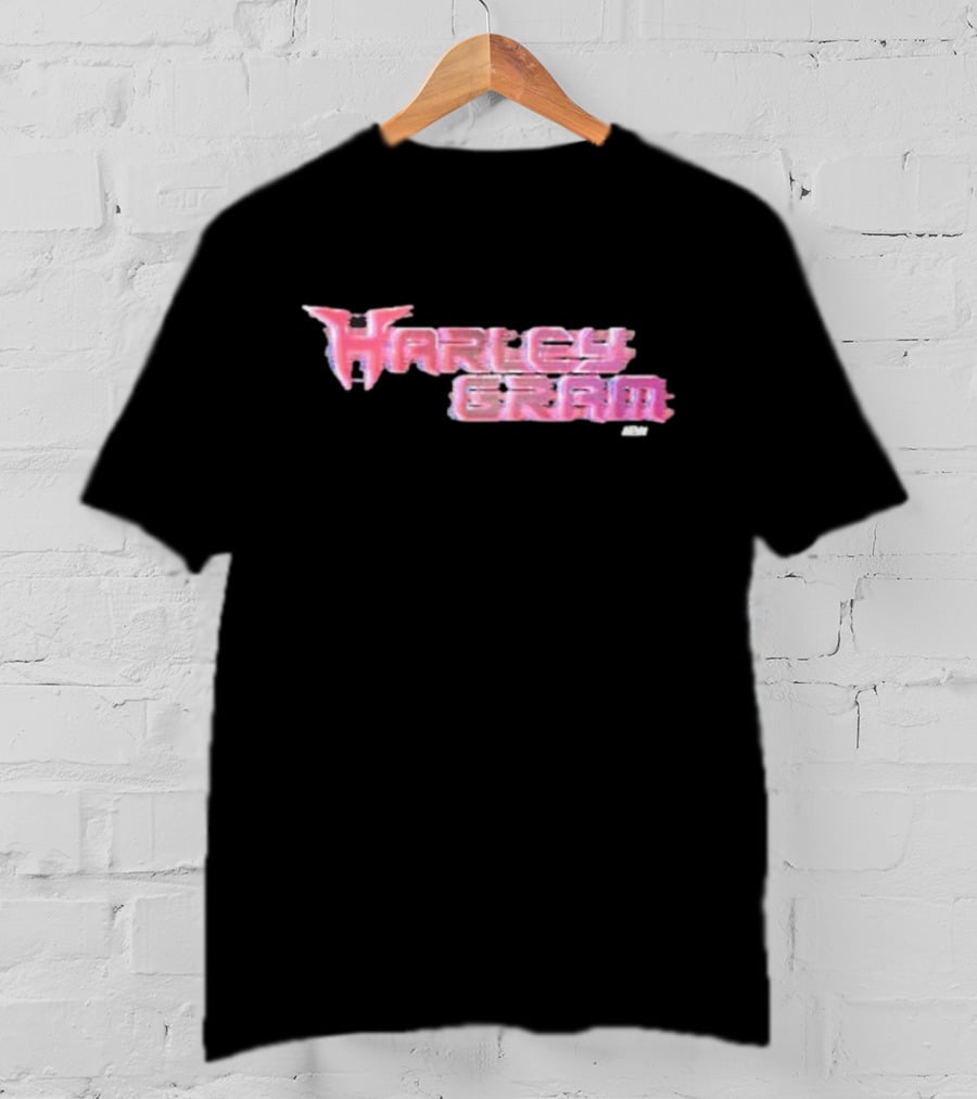 Harley Cameron Harleygram Pink Neon Text AEW T-Shirt