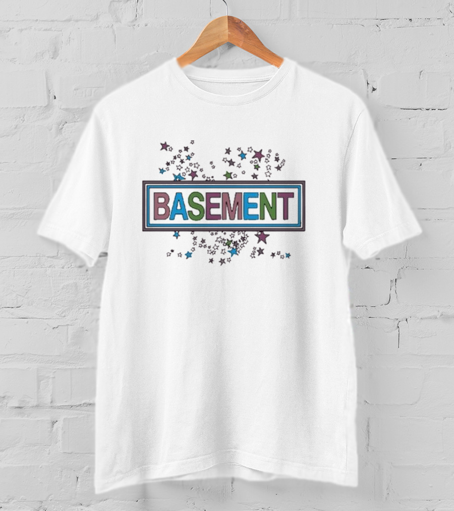 Basement Colorful Stars Burst T-Shirt