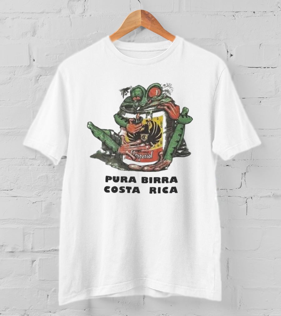 Imperial Cerveza Pura Birra Costa Rica Beer Promo T-Shirt