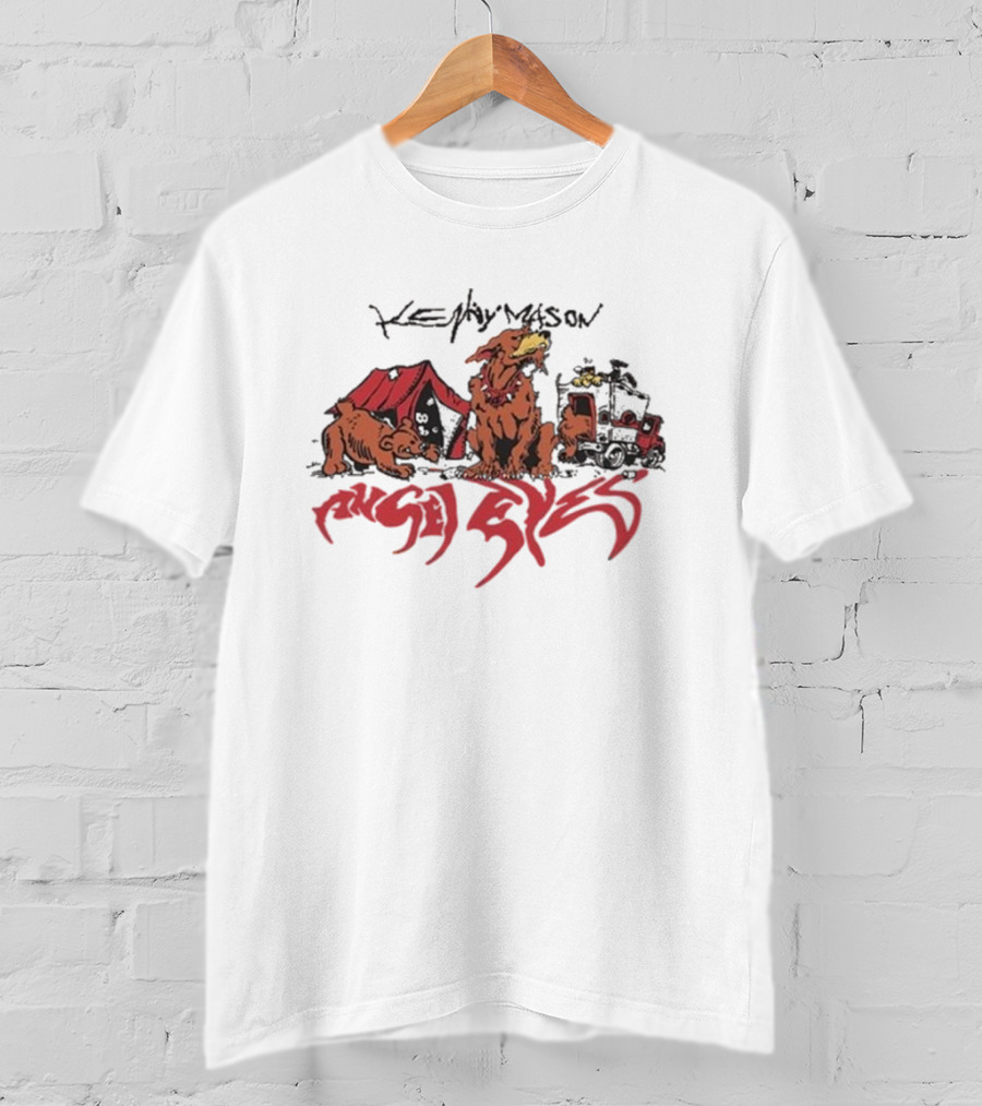 Kenny Mason Angel Eyes Dog Tent Truck T-Shirt