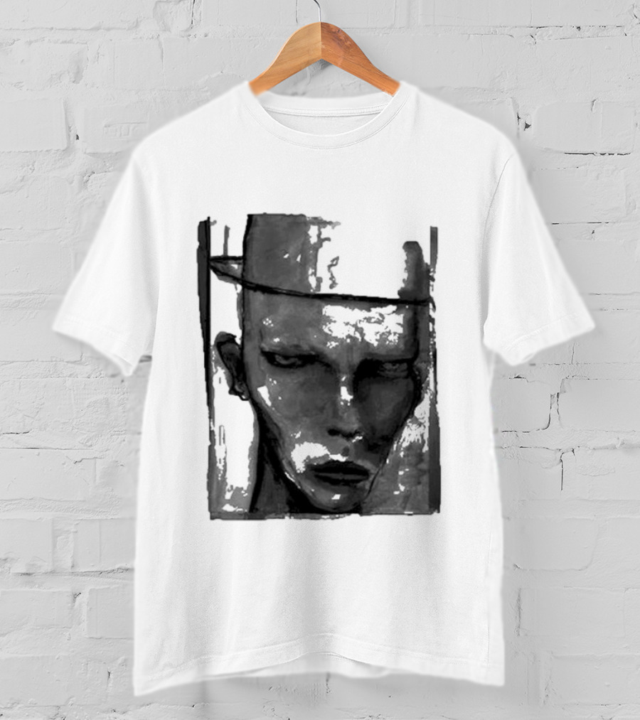 Marilyn Manson One Assassination Under God Monochrome Abstract Face T-Shirt