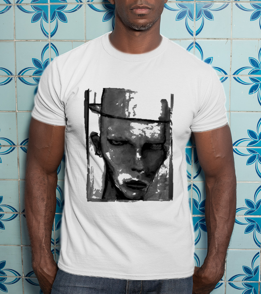 Marilyn Manson One Assassination Under God Monochrome Abstract Face T-Shirt