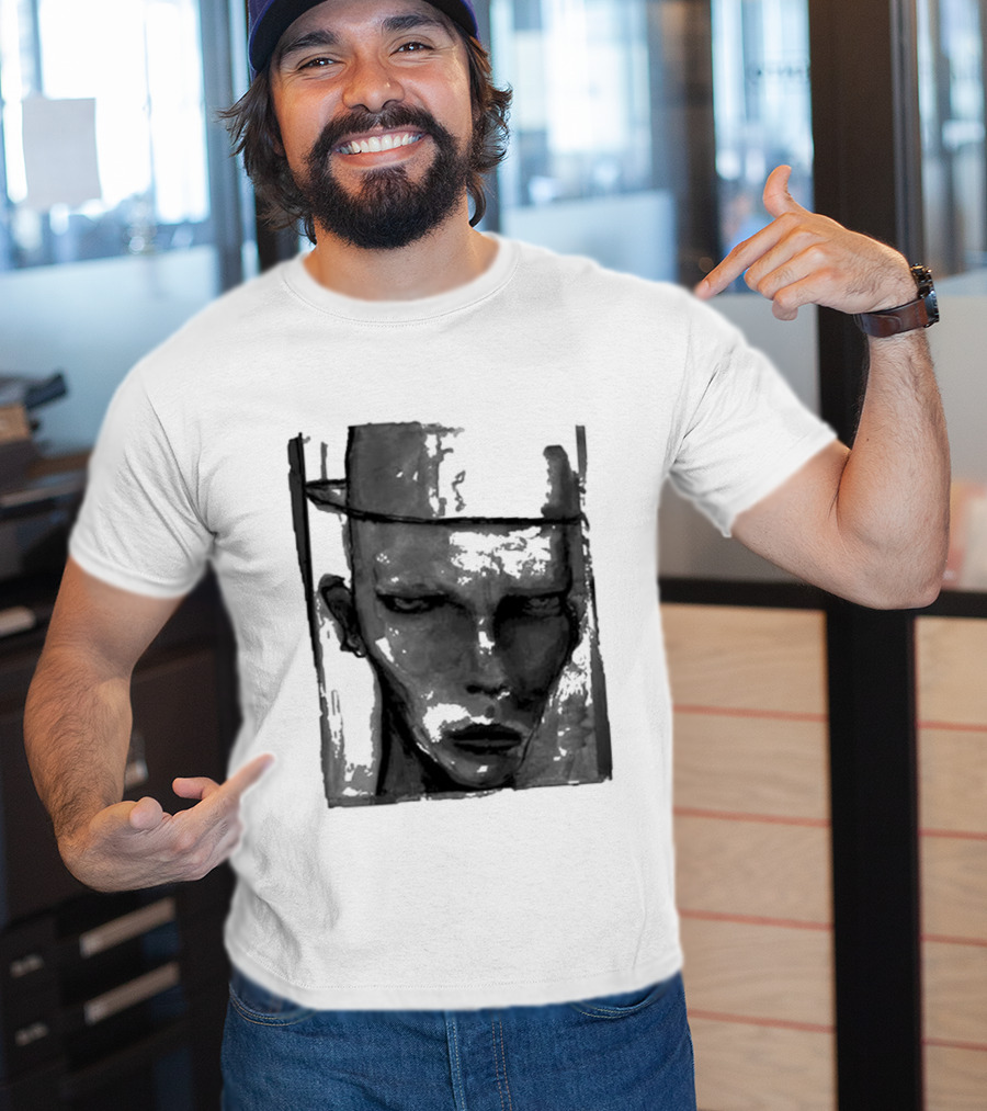 Marilyn Manson One Assassination Under God Monochrome Abstract Face T-Shirt