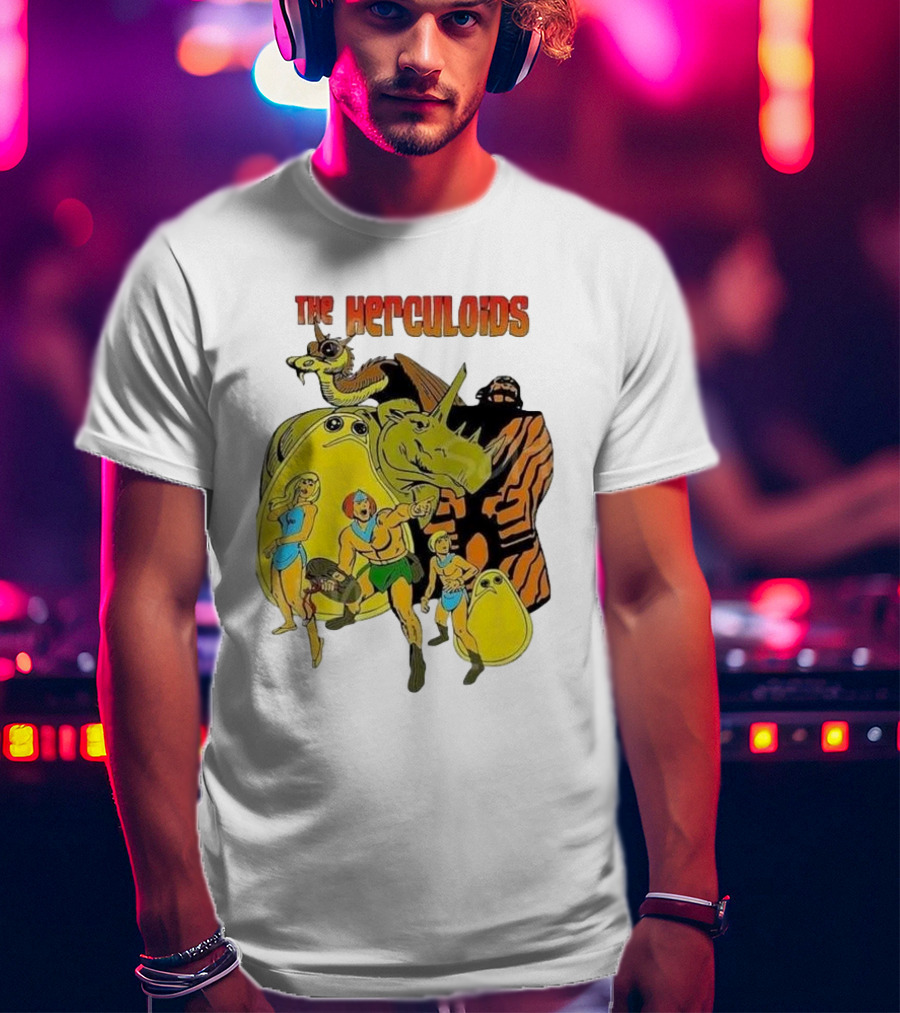 The Herculoids Classic Adventure Cartoon Characters T-Shirt